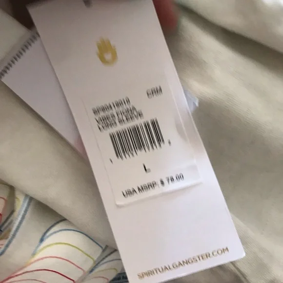 spiritual gangster NWT good vibes graphic tee - Picture 2 of 6